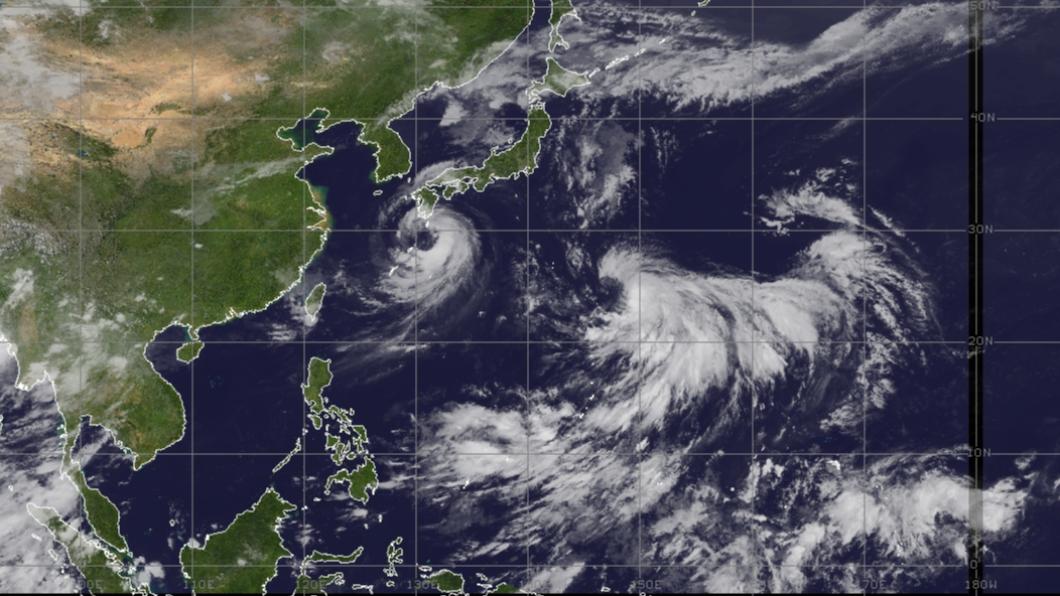 今年第七號颱風「蘭恩」今早生成。(圖/翻攝Infrared)