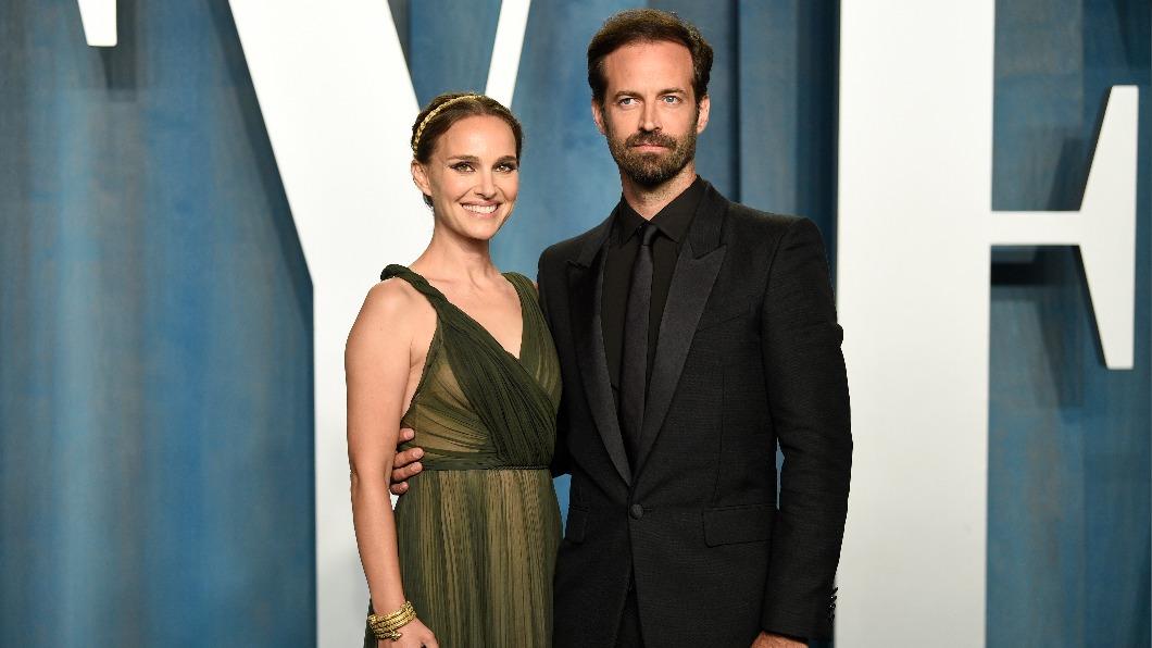 娜塔莉波曼（Natalie Portman）與編舞家老公班傑明米爾派德（Benjamin Millepied）。（圖／達志影像美聯社）