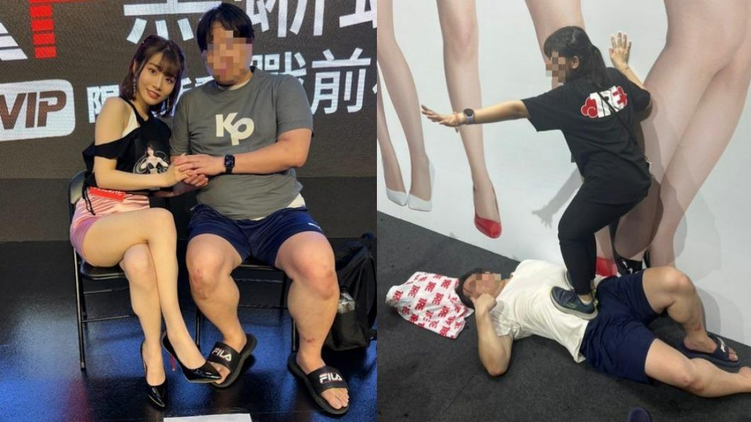 成人展花1200想被女優踩遭打槍 女工作人員圓夢他秒變「狗」