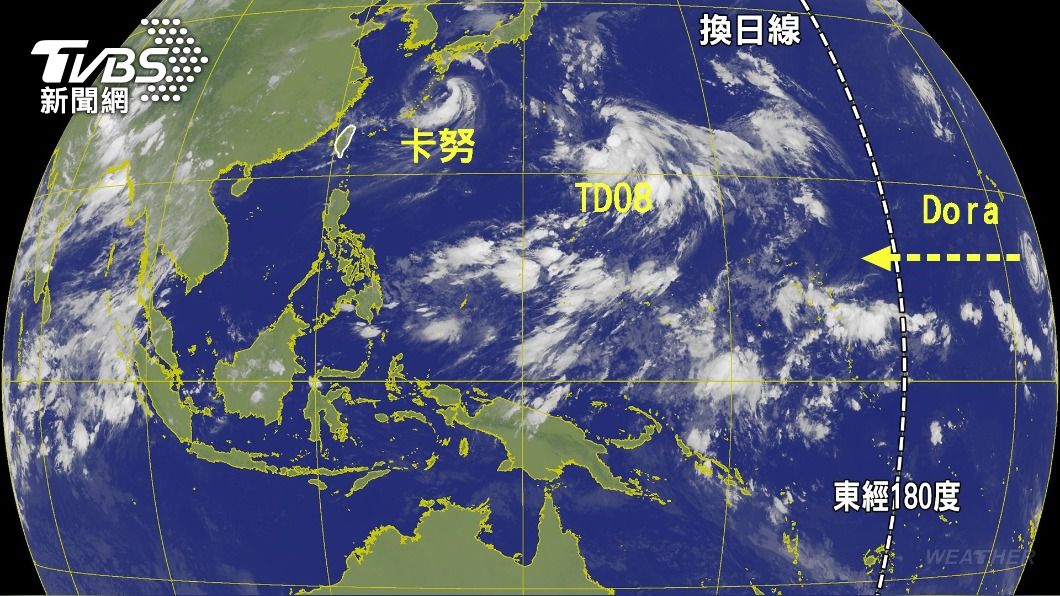 暴雨連轟3天!颱風蘭恩恐隨卡努襲日 最快「這天」三颱共舞