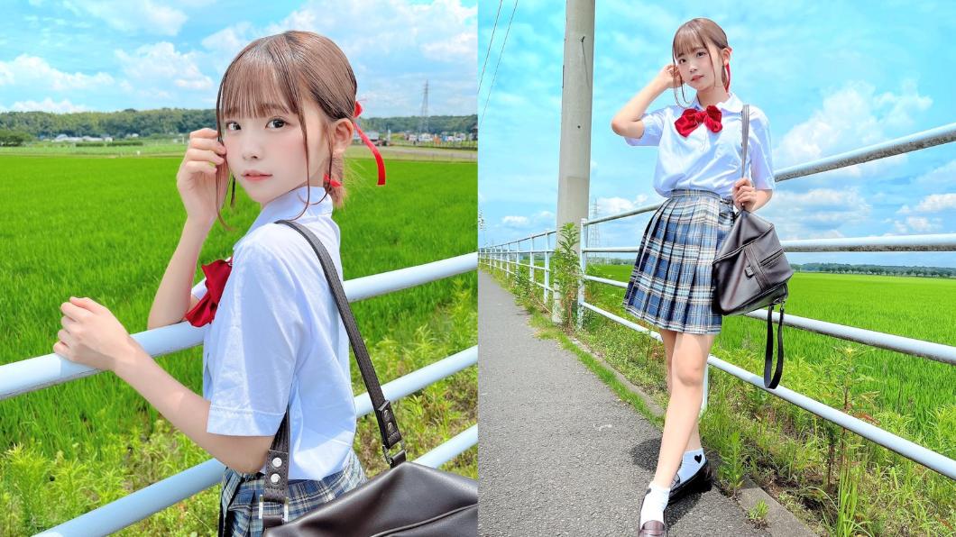 世古乙羽擊敗其他6位少女贏得「日本最可愛高一生」殊榮。(圖/翻攝自世古乙羽推特)