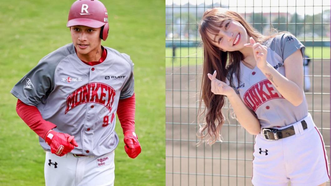 林襄爆出與小4歲棒球鮮肉馬傑森熱戀。（圖／翻攝自馬傑森、林襄臉書）