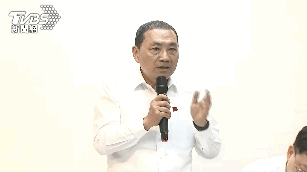 國民黨總統參選人、新北市長侯友宜（圖／TVBS）