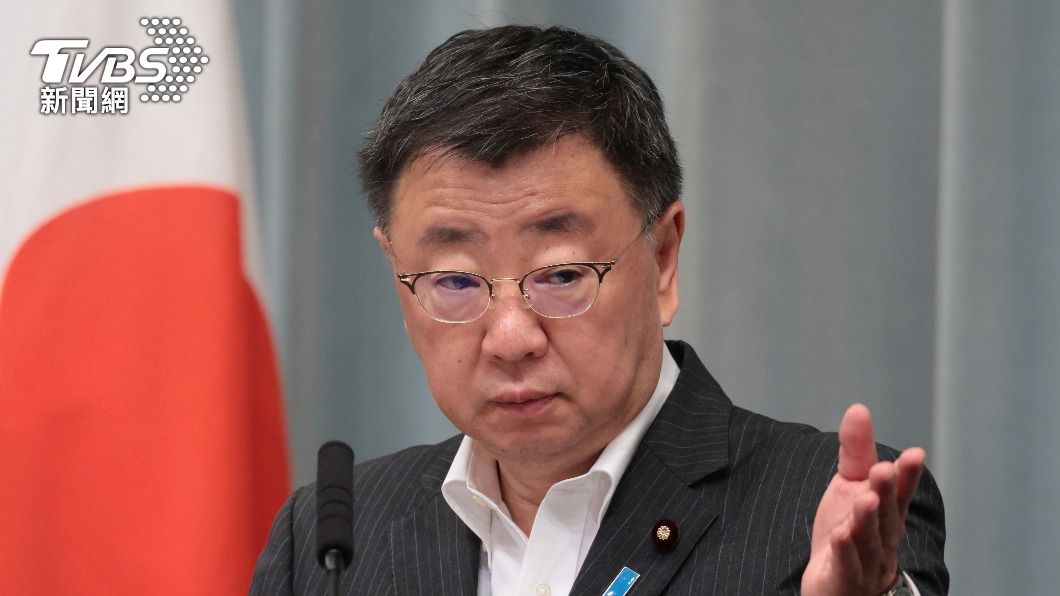 日本內閣官房長官松野博一。（圖／達志影像美聯社）