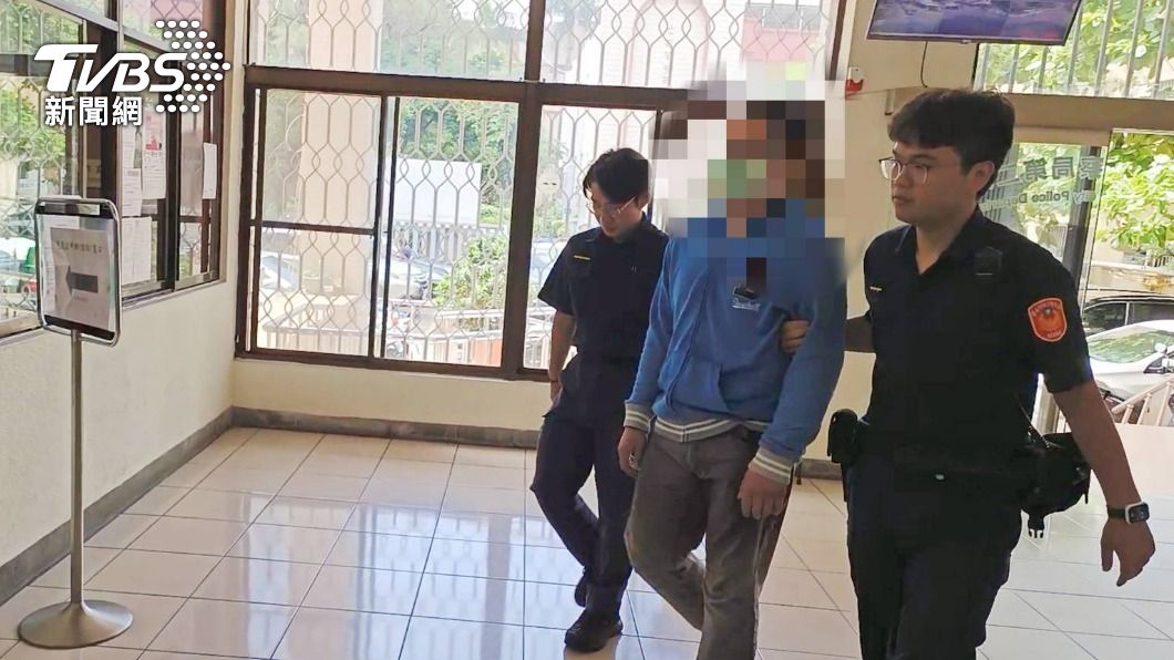 警方迅速鎖定涉案的葉姓男子，傳喚到案說明。（圖／TVBS）  