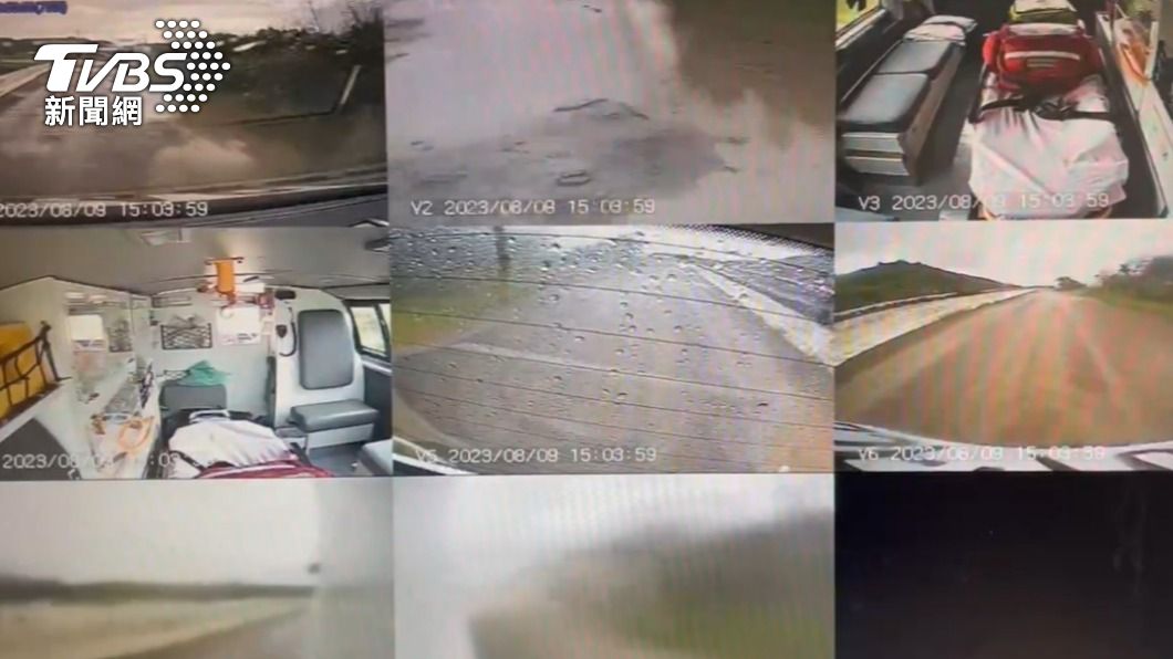 傷患施行CPR後已恢復意識，不過身體虛弱無力。（圖／TVBS）