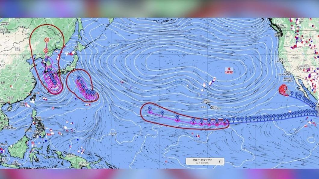 雨彈集中猛攻中南部！花東高溫爆橘燈　三颱動向一次看