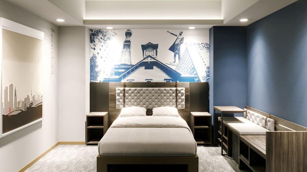 北海道Travelodge札幌薄野酒店 高級大床房(圖/易遊網)