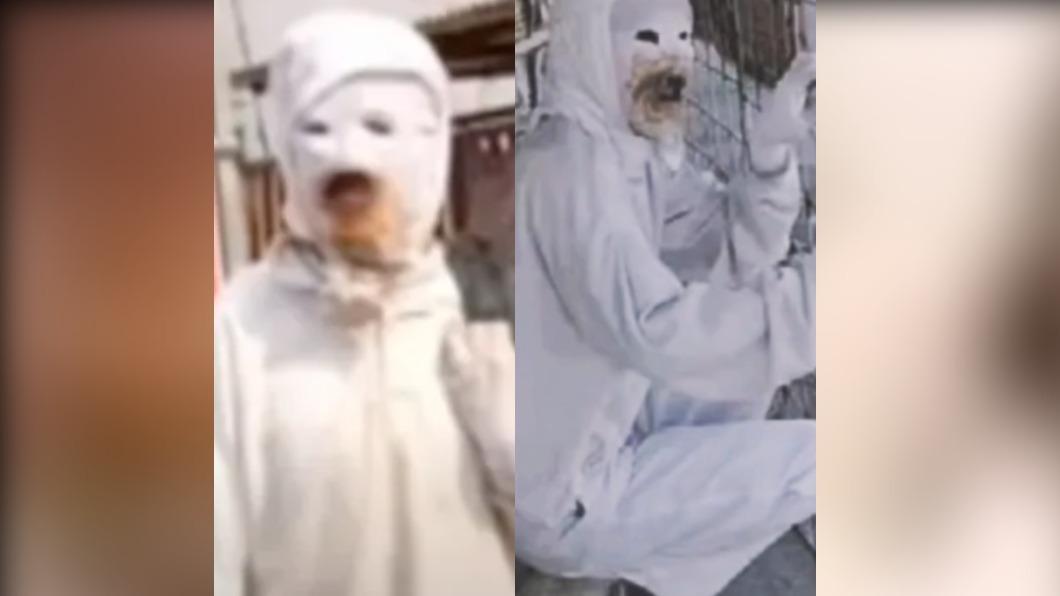 《劊樂小丑》真實版？墨驚見神秘「白衣男」　嘴角抹血四處亂嚇
