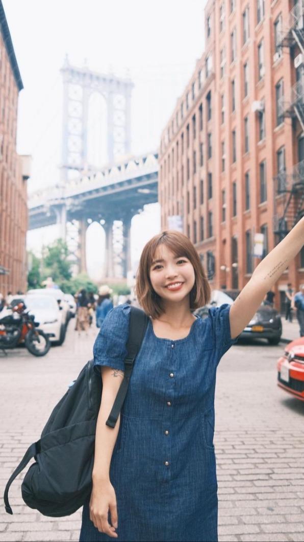 阿圓日前到美國旅遊,陸續分享許多美照。(圖/翻攝自阿圓IG)