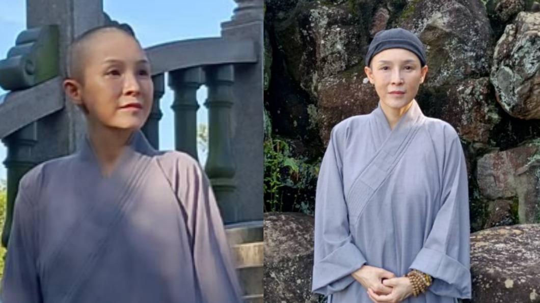 唐德惠2年前剃髮出家,法名傳蓮師父。(圖/翻攝自林口三寶佛堂臉書)