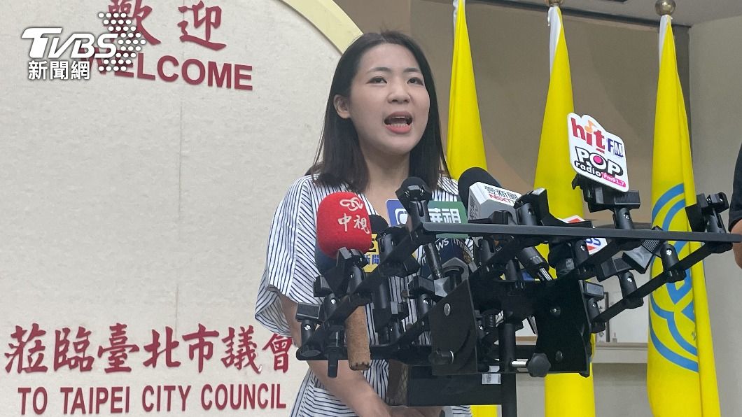 國民黨北市議員徐巧芯。(圖/TVBS)