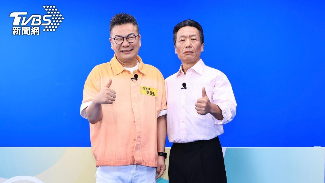 沈玉琳擔任郭子乾主持的《鄉民大學問》節目嘉賓。(圖/黃城碩攝)