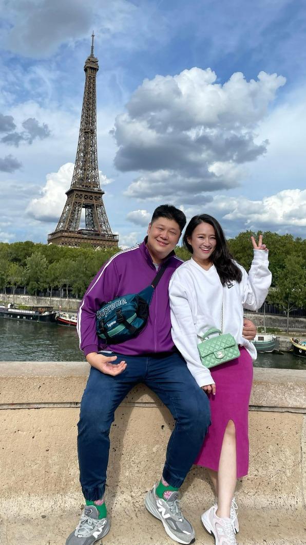 哈孝遠與老婆瑄瑄感情很好。(圖/翻攝自哈孝遠臉書)