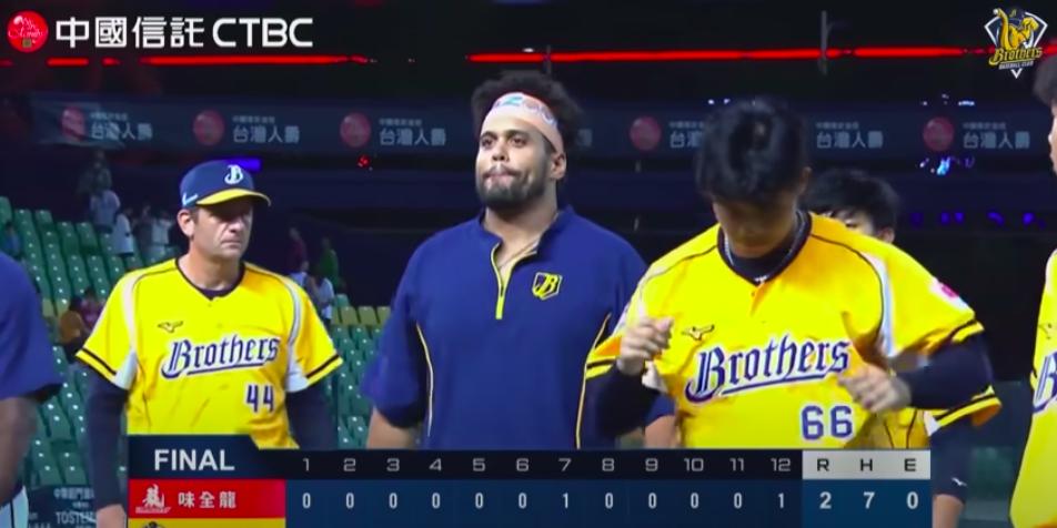 中信兄弟洋將福來喜離隊。(圖/翻攝CTBC Brothers 中信兄弟官方頻道)