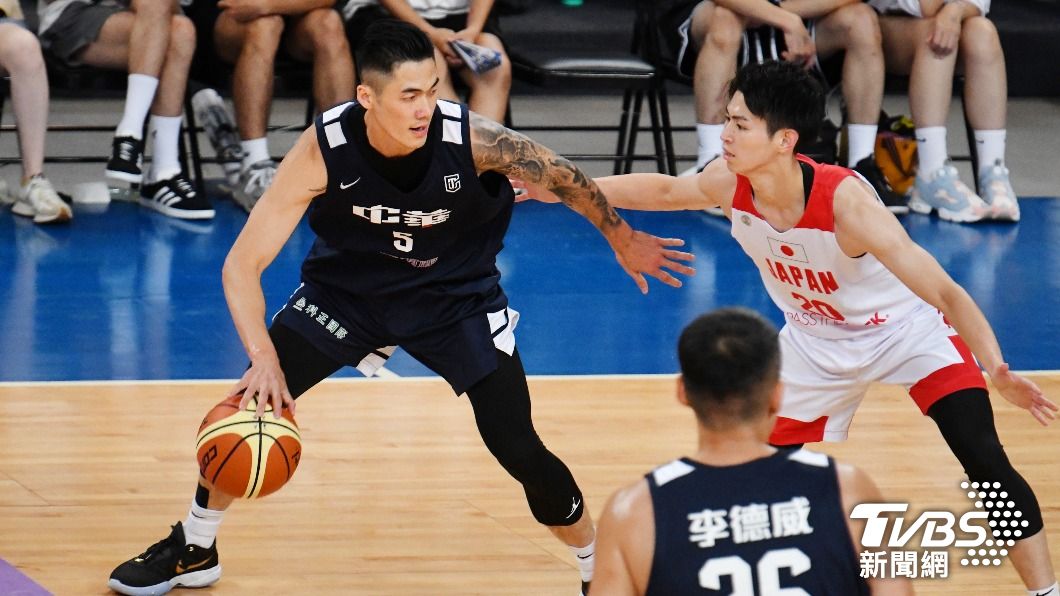 中華藍劉錚與日本選手對抗。(圖/胡瑞麒攝)