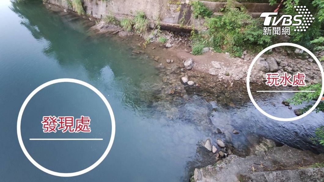現場約有一個籃球場大、水深3公尺。(圖/TVBS)