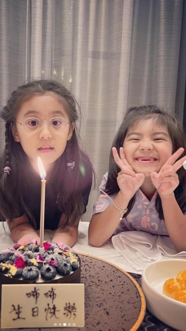 賈靜雯愛女咘咘8歲生日。(圖/翻攝自賈靜雯IG)