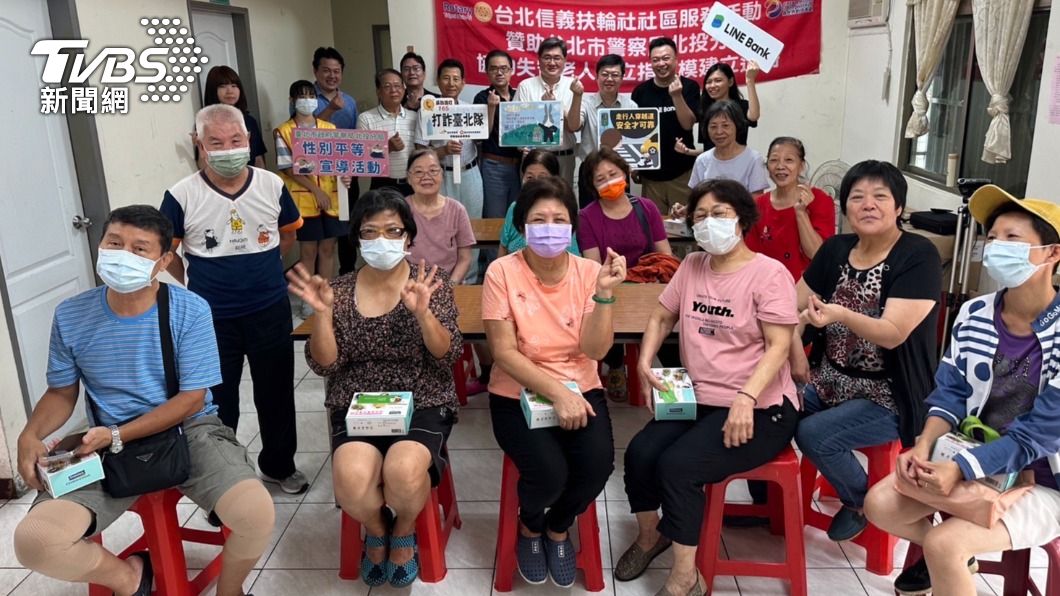 北投分局落實社區警政再出發。(圖/TVBS)