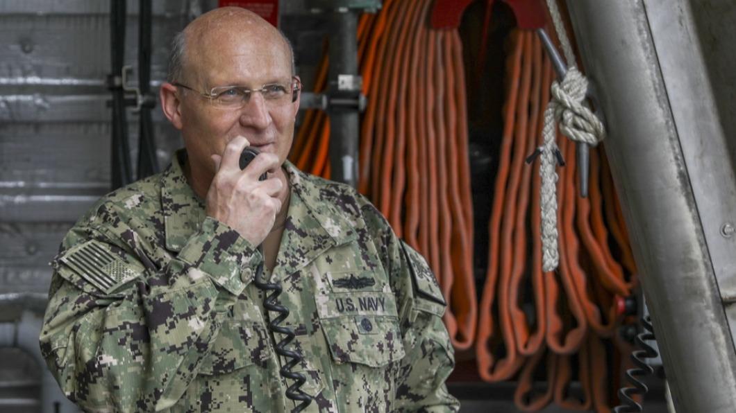 美海軍作戰部長吉爾迪上將已在14日卸任,但繼任者任命案卻還未批准。(圖/翻攝自美軍DVIDS系統)
