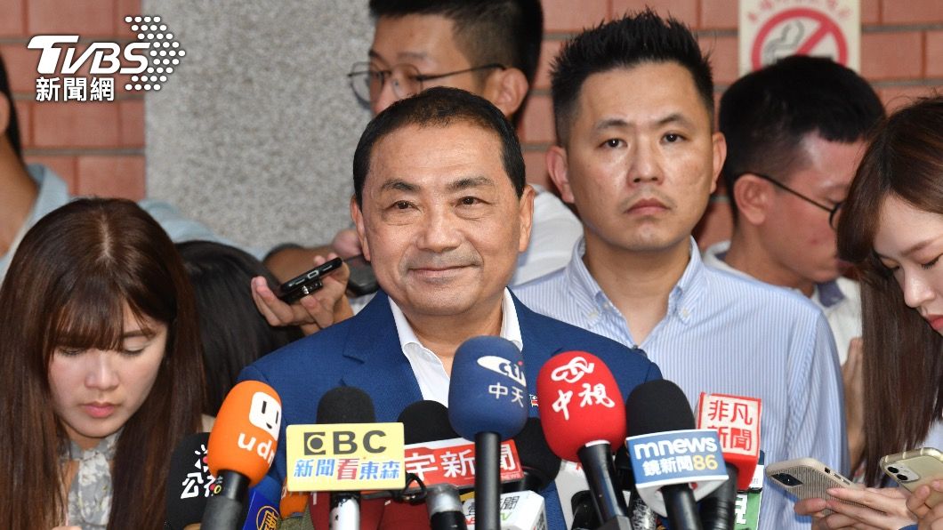 國民黨總統參選人侯友宜。（圖／胡瑞麒攝）