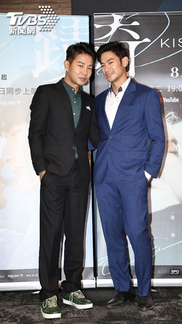 謝承均、亮哲認識多年，拍戲默契不在話下。（圖／張哲鳴攝）