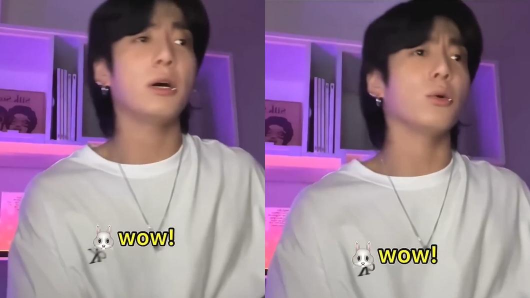 楨國一聽到杯緹唱歌就忍不住「WOW」。(圖/翻攝自推特)