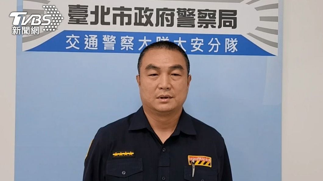 大安警方出面說明。(圖/TVBS)