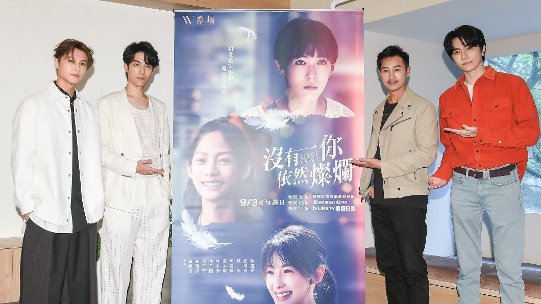 左起王子、林子閎、邱凱偉、陳璽安。（圖／時創影業提供）