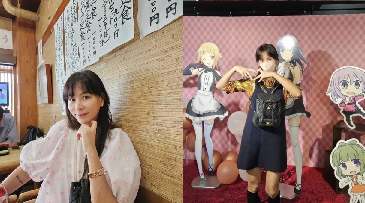 高素榮一連發了多張在日本的照片,卻沒注意到上傳那天是韓國光復節。(圖/翻攝自韓網)