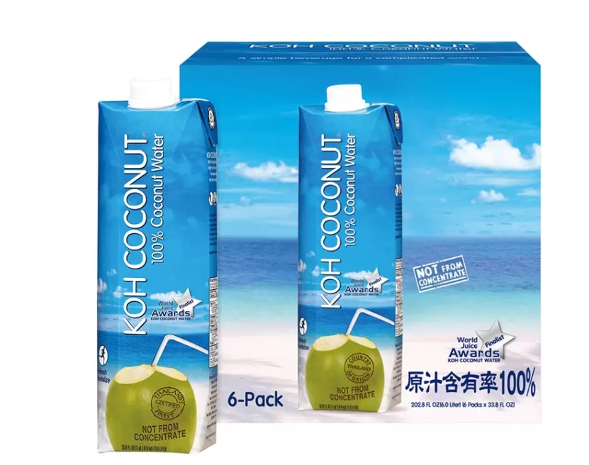 好市多的椰子水遭訴,消費者表示其中有拳頭大小異物及顏色異常。(圖/翻攝自好市多COSTCO官網)