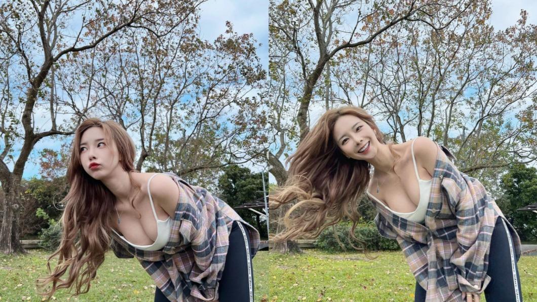 上月才無罩逛街! 奎丁再曬「邪惡視角」美照 渾圓美胸快掉出