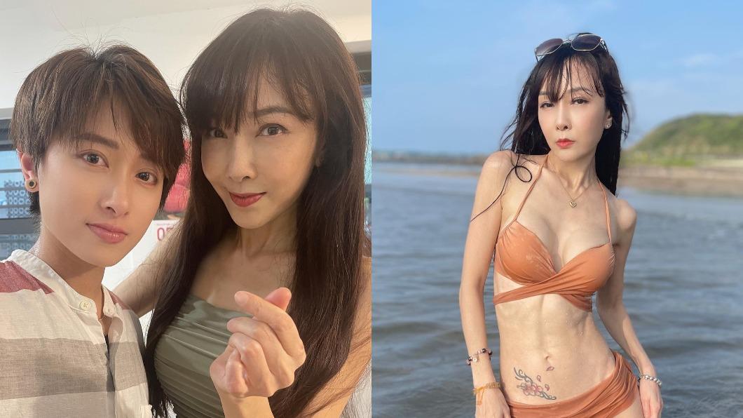 胡文英是鄭靚歆的媽媽,火辣身材、凍齡外貌有「美魔女」稱號。(圖/翻攝自胡文英臉書)