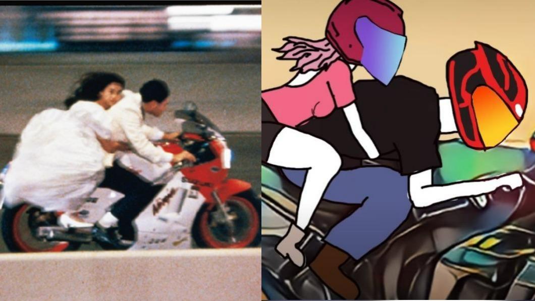 33年前早就有《山道猴子的一生》！　超帥男神重機載擋泥板女神網讚爆
