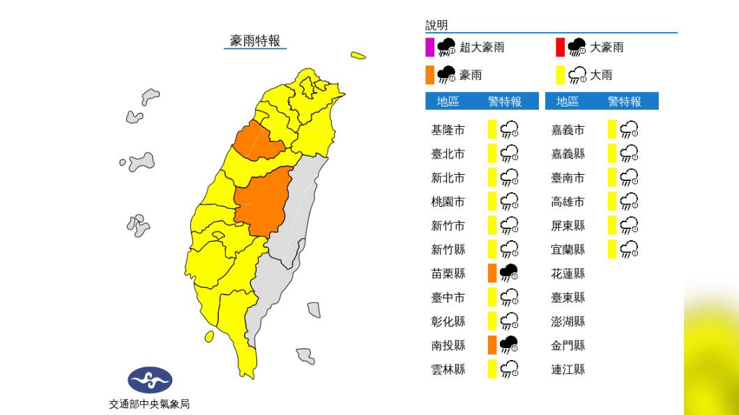 今明低壓帶影響中南部嚴防瞬間強降雨 週日雨緩防中暑