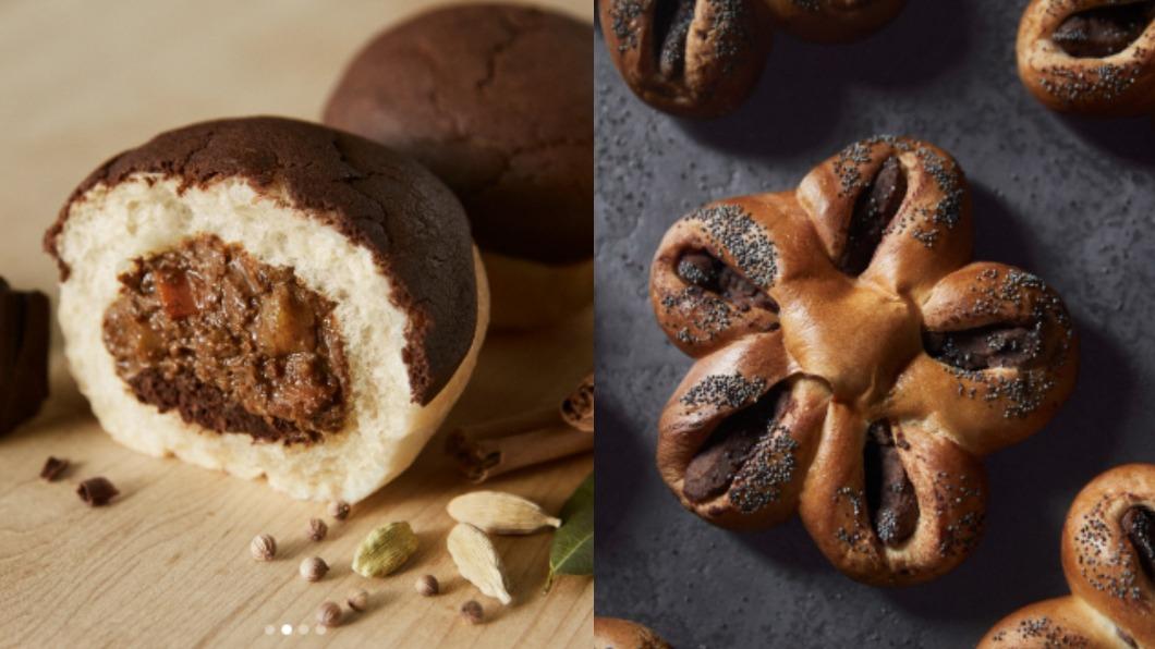 GODIVA麵包店推出咖哩麵包等28種商品。（圖／翻攝自GODIVA JAPAN IG）