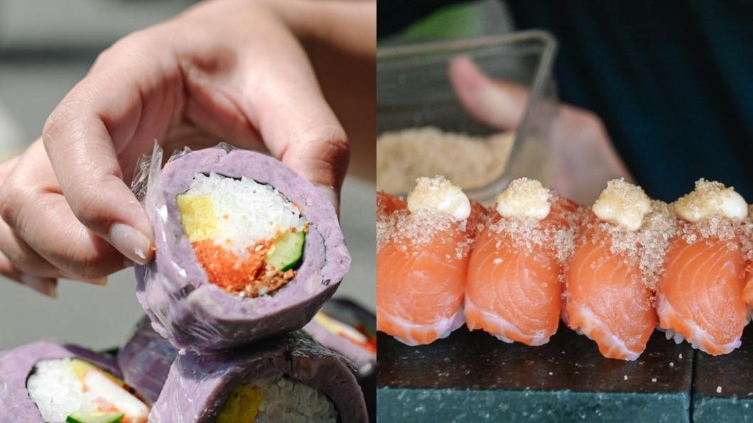 芋泥控快衝!台南限量「芋泥壽司」 獨特焦糖炙燒鮭魚超誘人