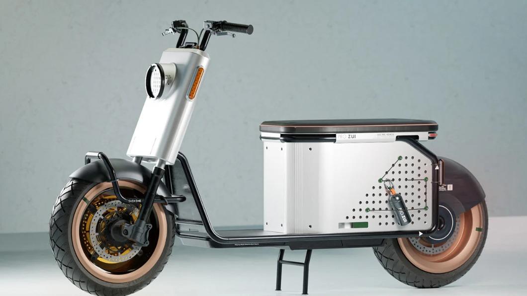 充飽電可跑120公里！極簡工業風電動概念機車Pro.Zui