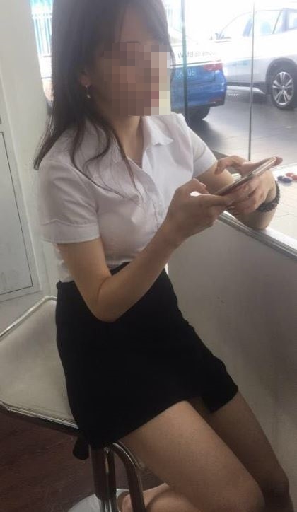 女子照片被爆出來。(圖/翻攝自微博)