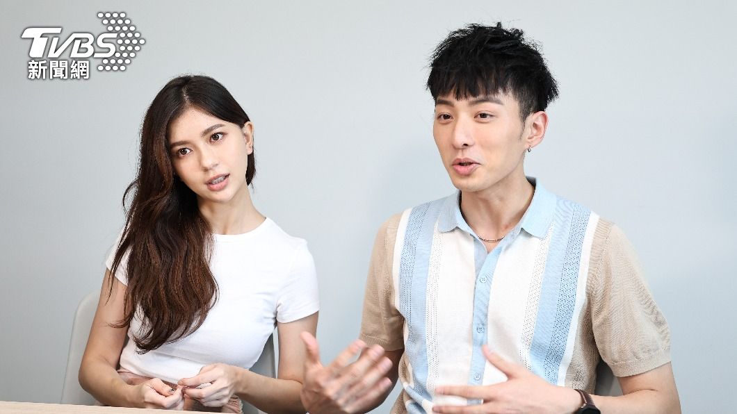 鍾岳軒(右)、鄭芯恩都有把結婚放在人生計畫。(圖/張哲鳴攝)