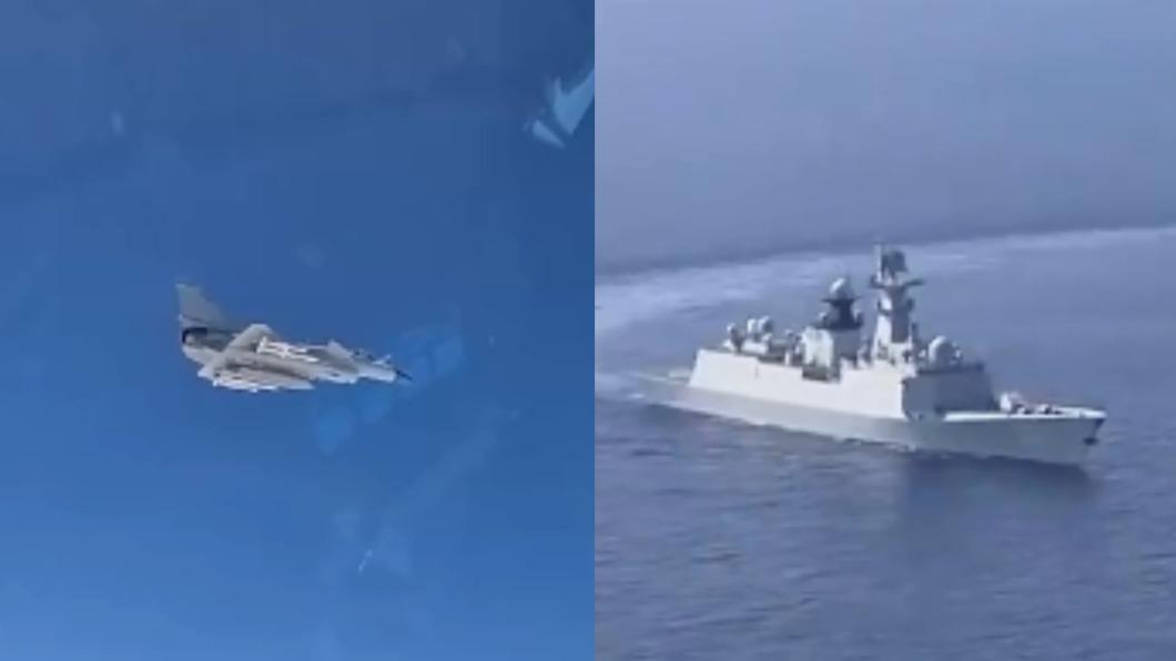解放軍圍台軍演畫面曝光 中共海空聯合演習