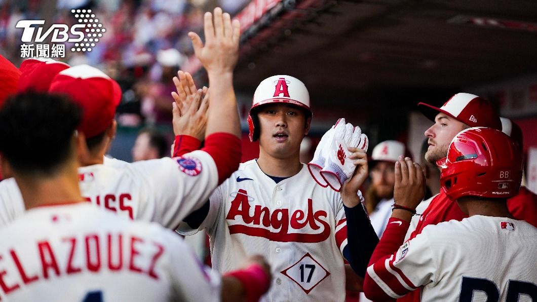 大谷翔平雖敲出生涯第2發滿貫砲,仍不足以幫助天使贏球。(圖/達志影像美聯社)
