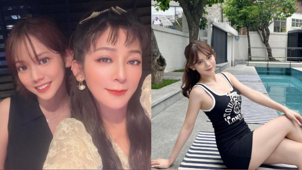 藝人王彩樺與愛女黃于庭。 (圖/翻攝自王彩樺、黃于庭 IG)