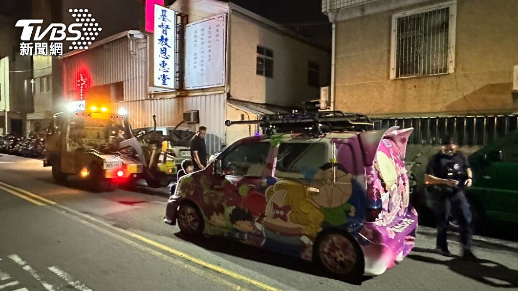 警方查出該車輛為註銷車輛。（圖／警方提供）