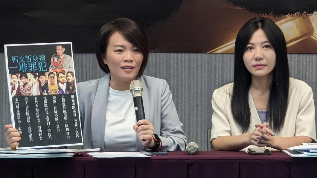 簡舒培(左)砲轟蔣萬安將赴上海出席雙城論壇。(圖/翻攝自簡舒培臉書)