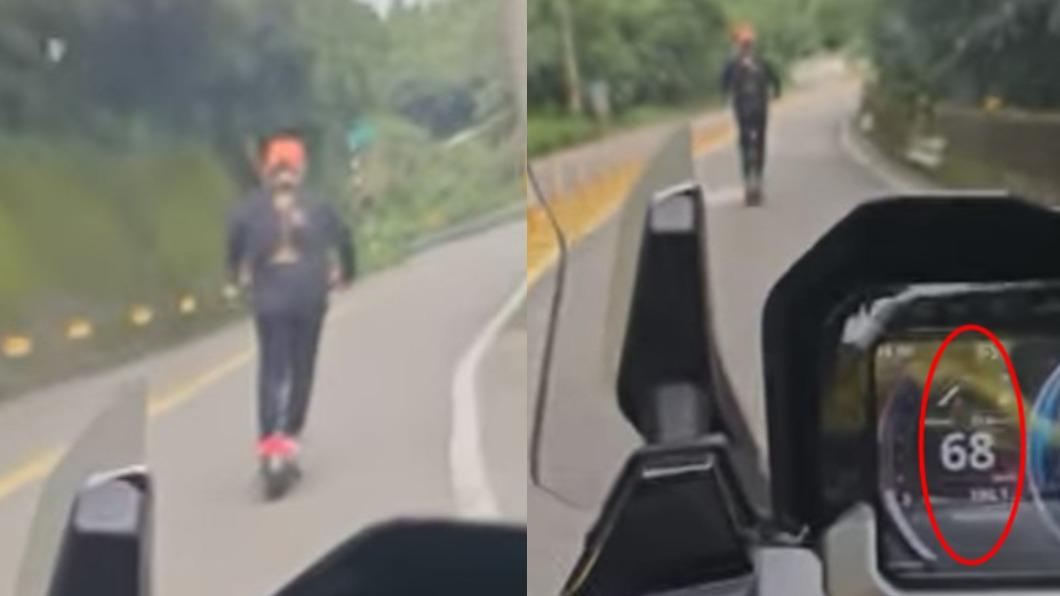 有片／想跟山道猴子尬？男騎電動滑板車台七乙狂飆一度破68公里