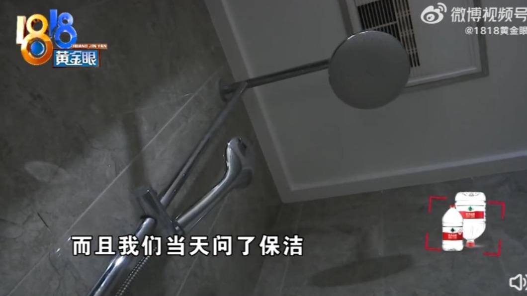 店長堅稱房間都有打掃乾淨。(圖/翻攝自微博)