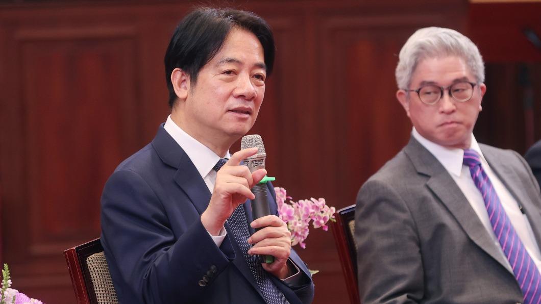 賴清德接見日本自民黨青年局海外研修團。(圖/總統府提供)