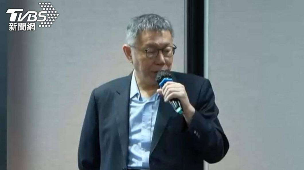 館長五月份做過總統大選民調，柯文哲的得票率高達84%。（圖／TVBS資料畫面）