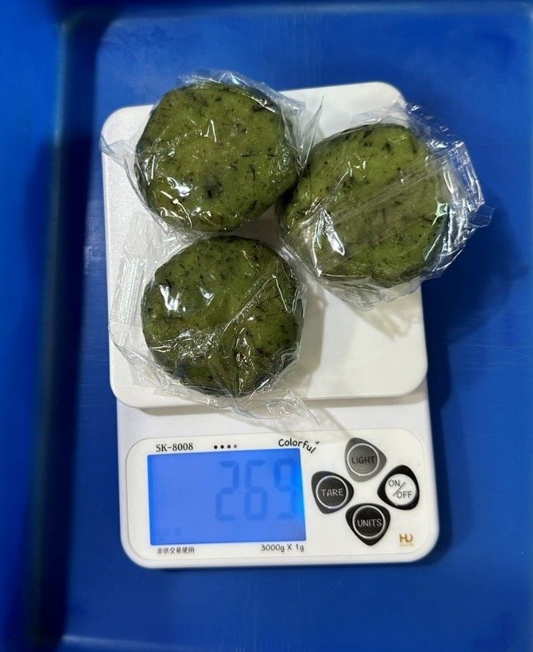 草仔粿檢出防腐劑己二烯酸超標。(圖/台北市衛生局提供)